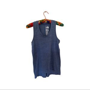 The north face | heather blue tank top
